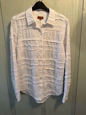 Scully Patchwork Cotton Blouse